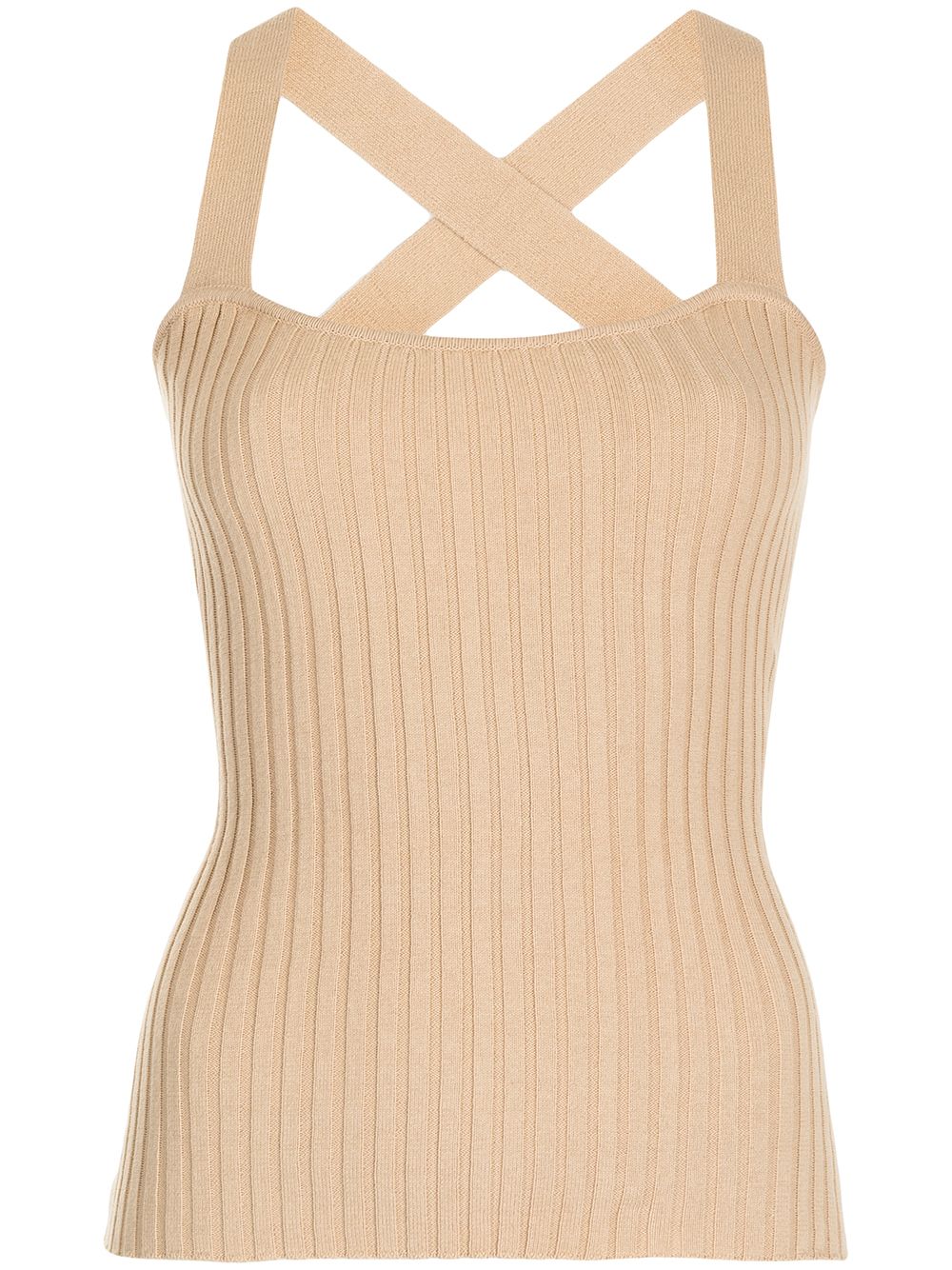 Shop Anna Quan Linnea ribbed-knit top with Express Delivery - FARFETCH