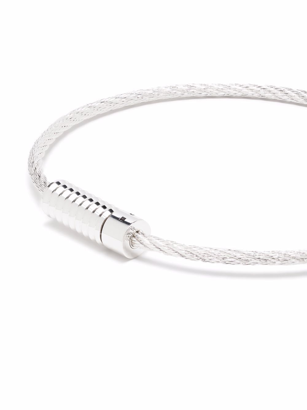 Shop Le Gramme 9g Cable Bracelet In Silber