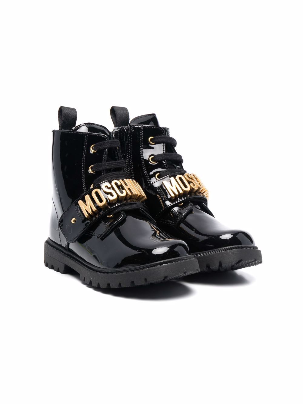 фото Moschino kids ботинки с логотипом