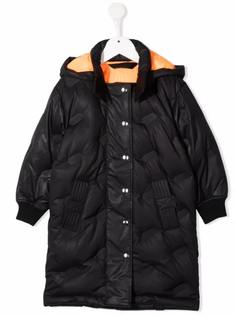 Diesel Kids معطف بهودي ومبطن