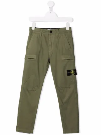 khaki stone island joggers