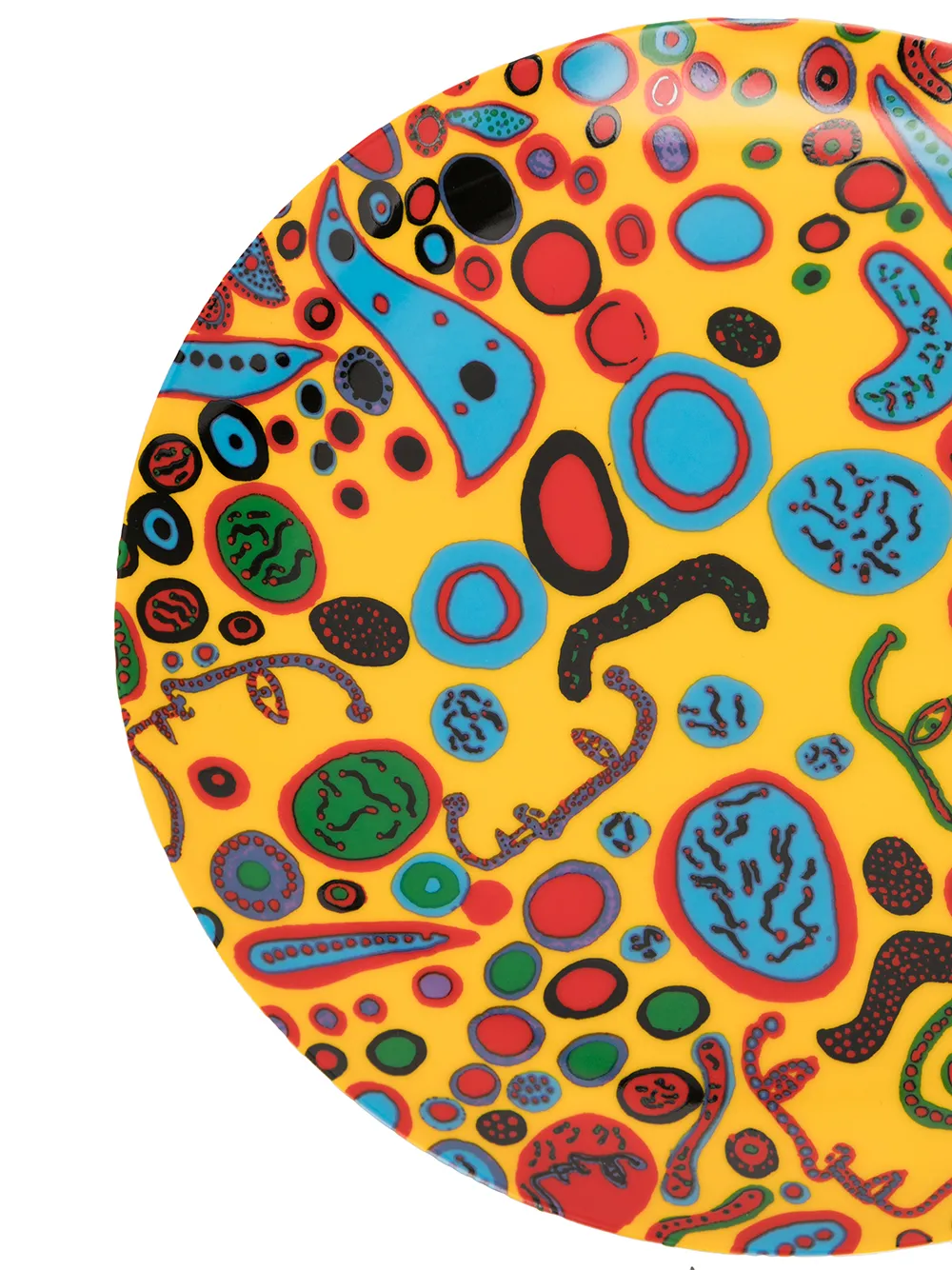 фото Yayoi kusama тарелка с абстрактным принтом