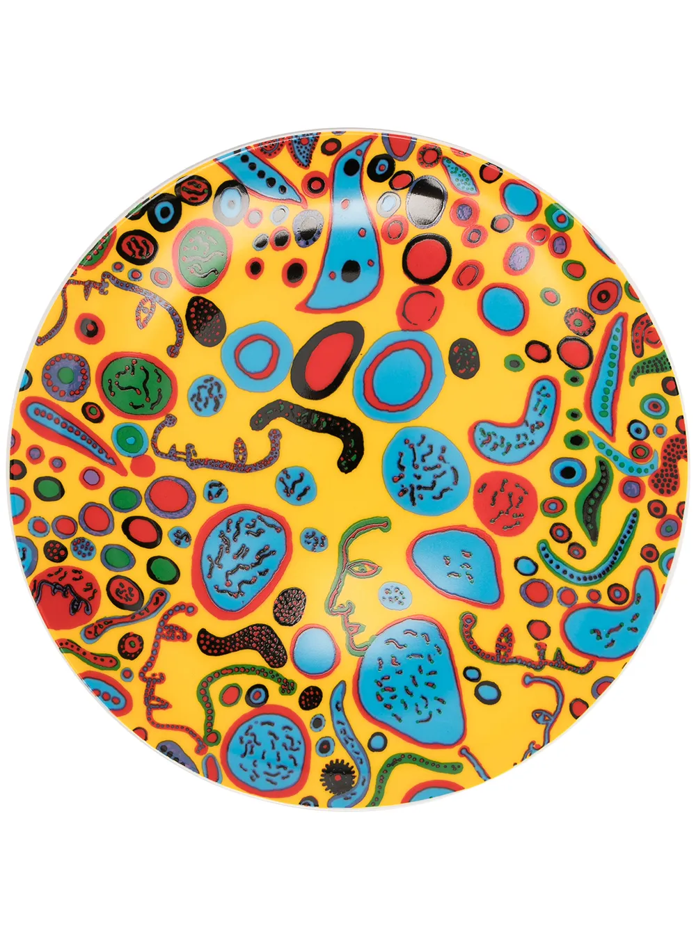 фото Yayoi kusama тарелка с абстрактным принтом