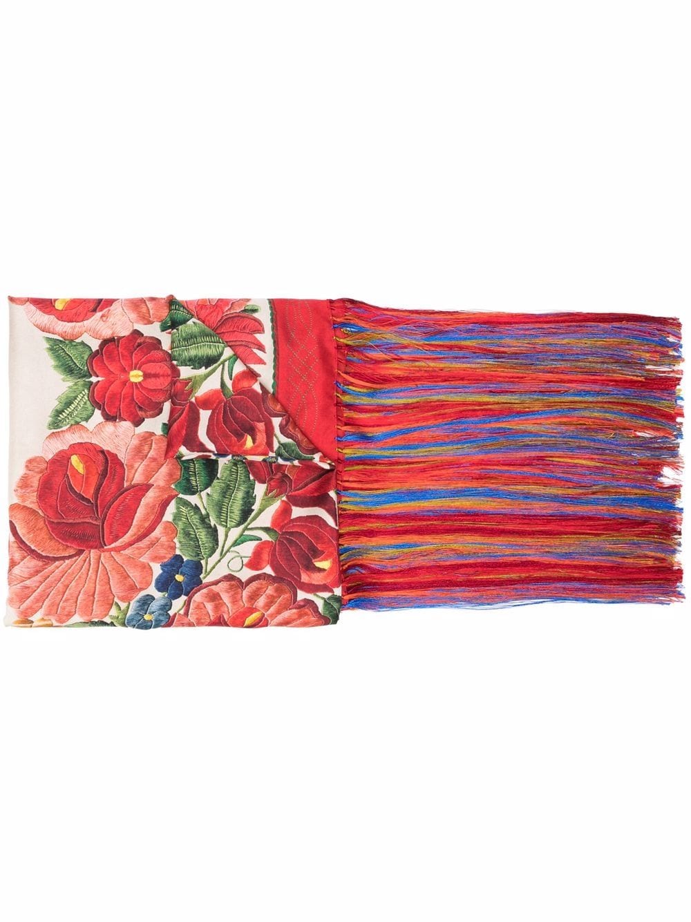 фото Pierre-louis mascia шелковый платок aloe с цветочным принтом