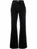 MSGM embroidered logo trousers - Black