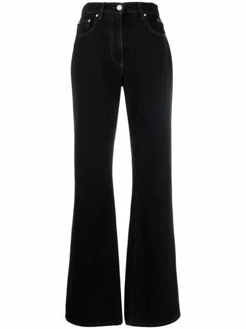 MSGM Calça com logo bordado
