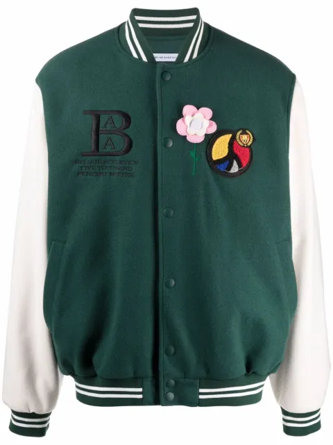 BEL-AIR ATHLETICS logo-embroidered bomber jacket