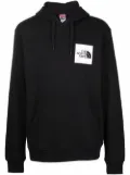 The North Face logo-print drawstring hoodie - Black