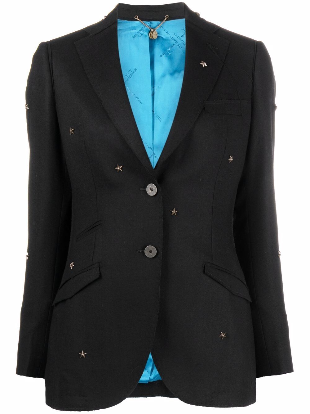 

Maurizio Miri blazer con apliques de estrella - Negro