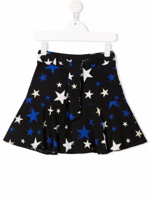 TWINSET Kids - star-print flared skirt