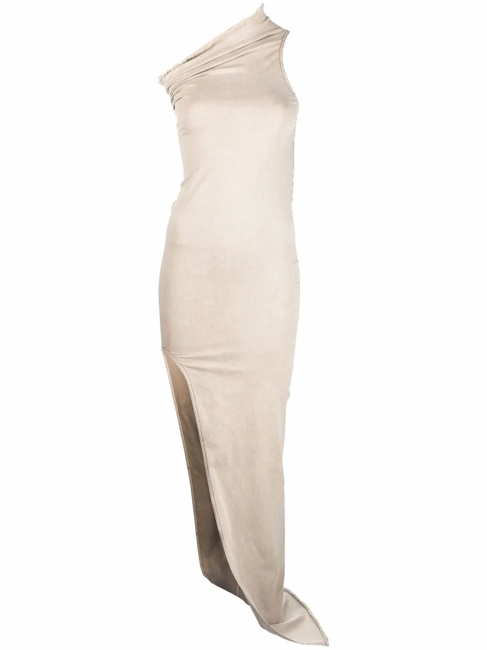 

Rick Owens DRKSHDW Athena one-shoulder dress - Neutrals