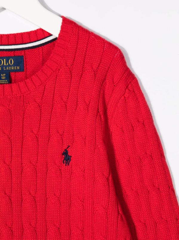 red ralph lauren jumper