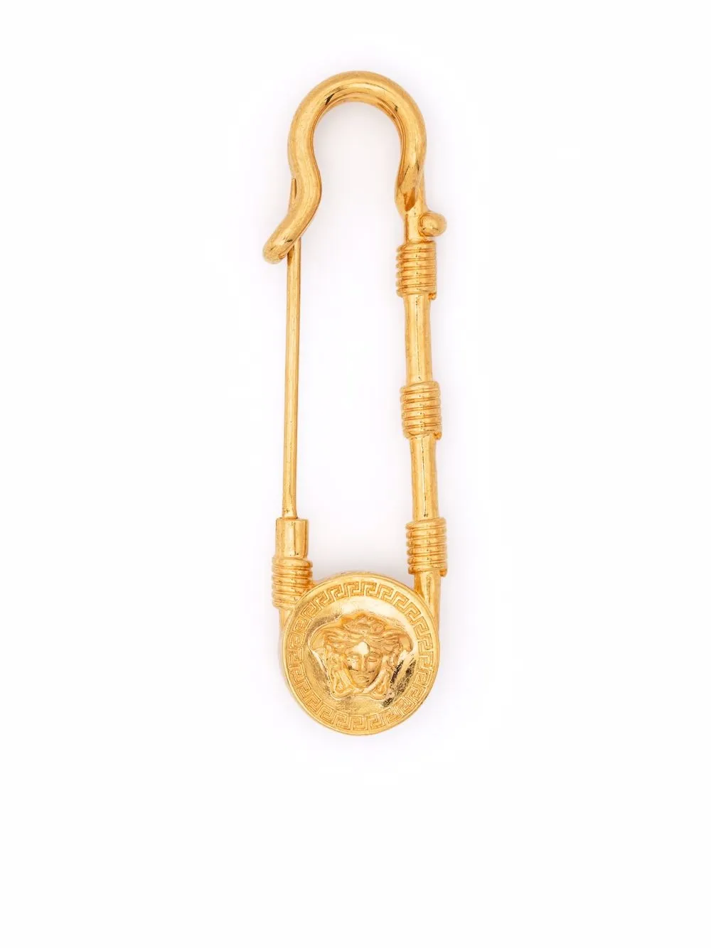 新品 VERSACE SAFETY PIN ゴールド メデューサ-