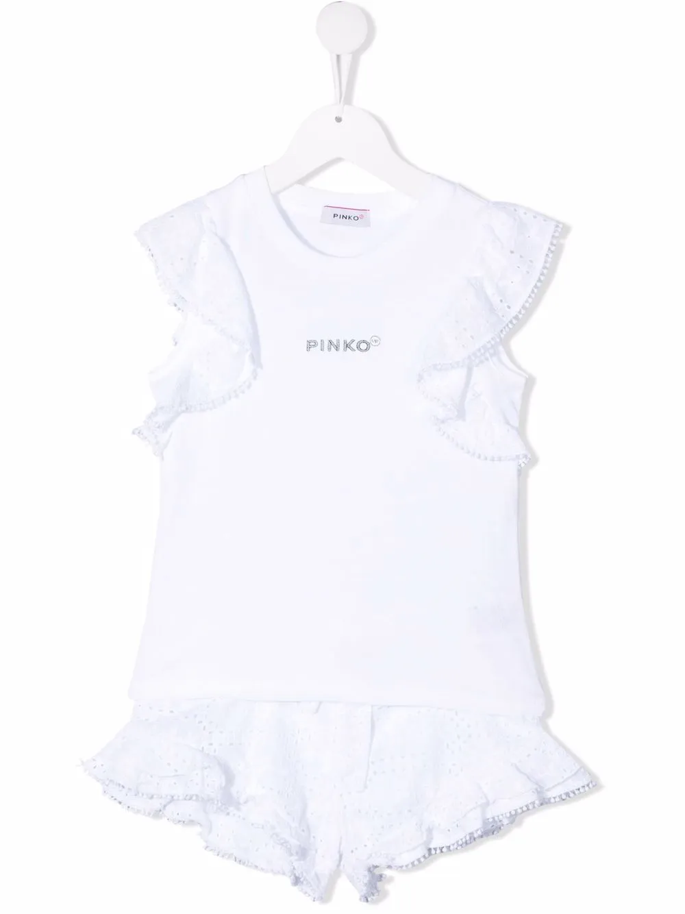 фото Pinko kids комбинезон с английской вышивкой