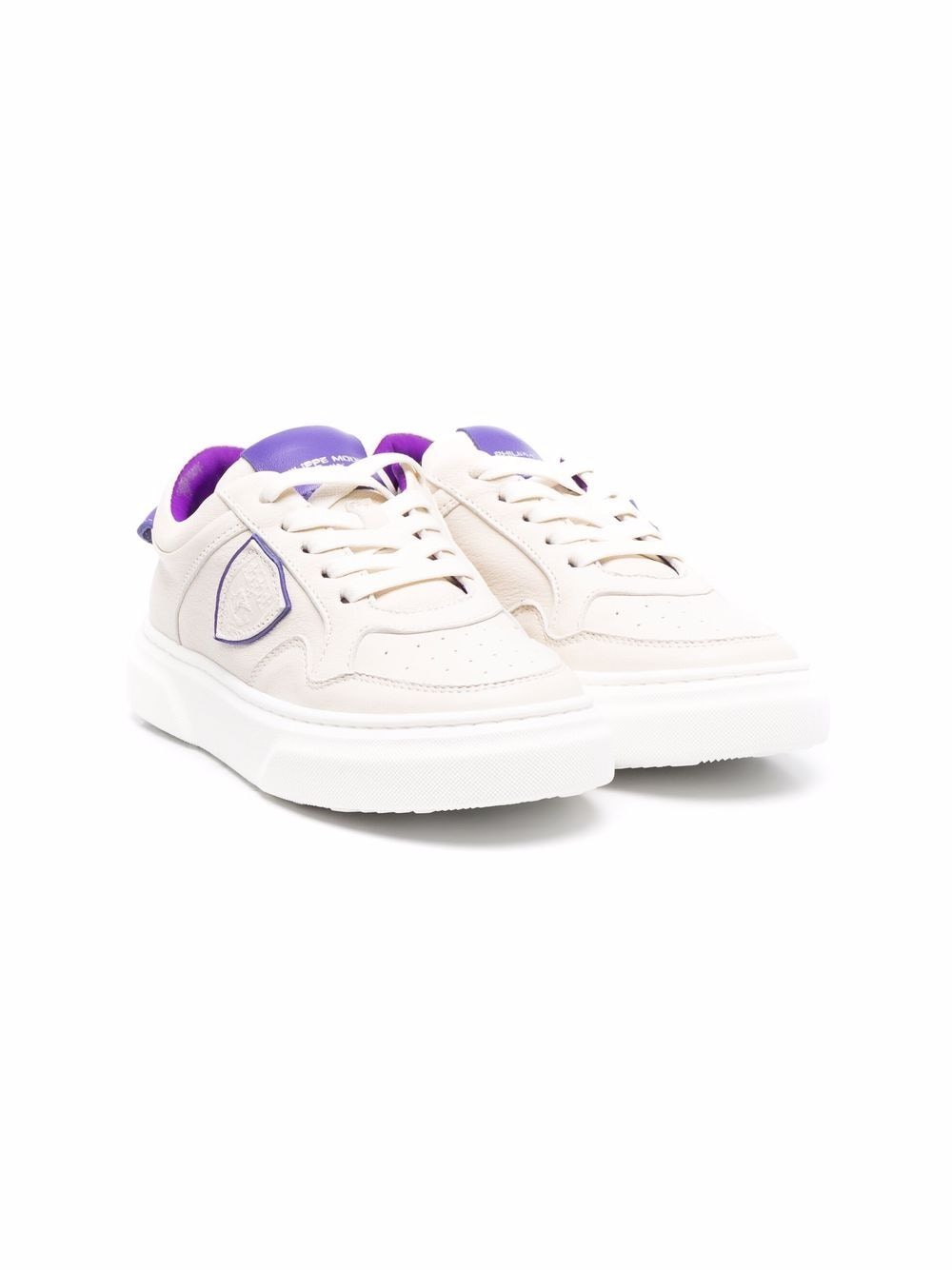 Image 1 of Philippe Model Kids side logo-patch sneakers