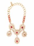 Lanvin Pre-Owned 2010s gemstone-embellished necklace - Gold