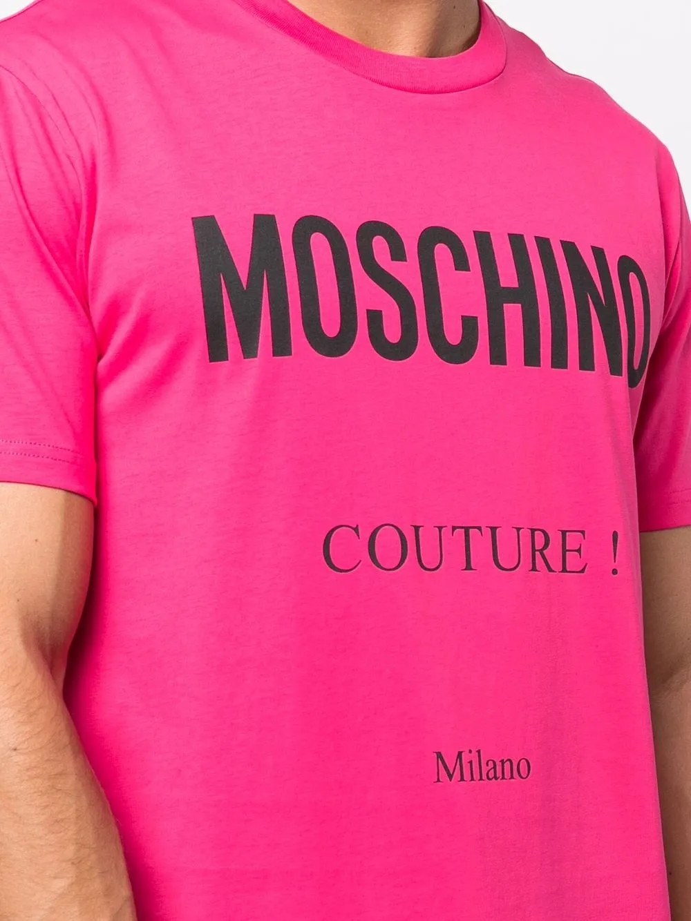 фото Moschino футболка с логотипом