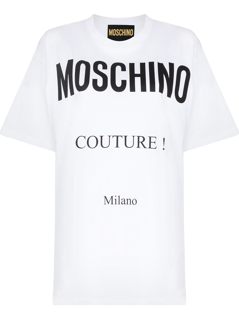 фото Moschino футболка couture с логотипом