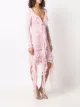 Blumarine long-sleeved ruffled dress