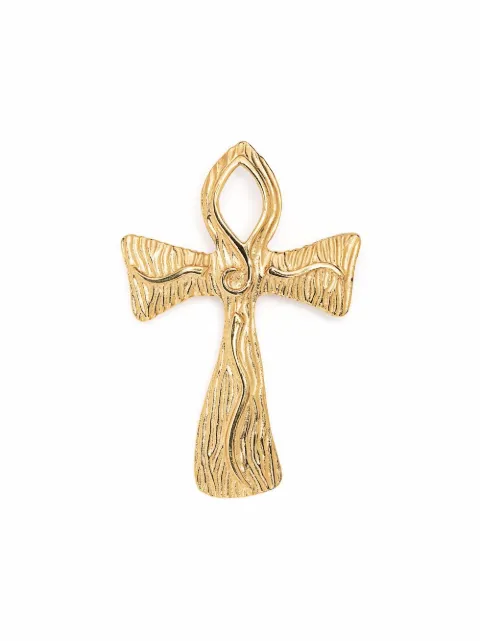 Givenchy Pre-Owned 1990s cross-charm brooch