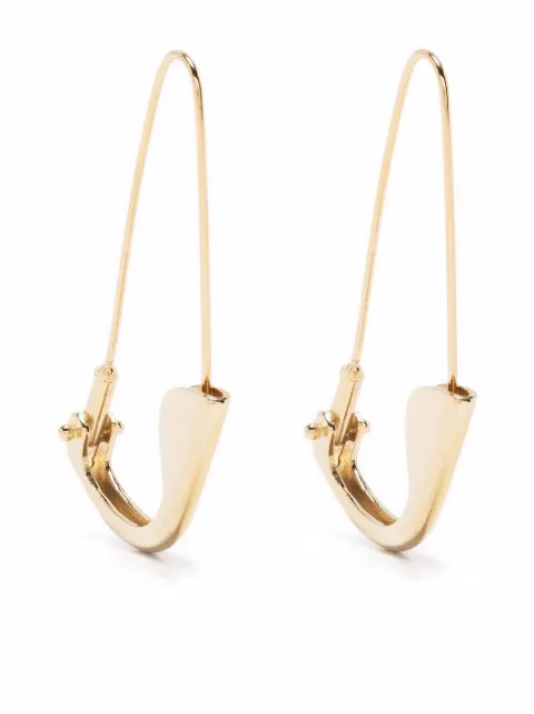 BEATRIZ PALACIOS safety pin earrings 