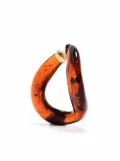 BEATRIZ PALACIOS Magma Link Large ear cuff - Brown