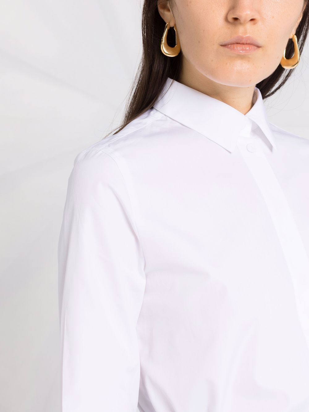 фото Aspesi поплиновая рубашка с длинными рукавами