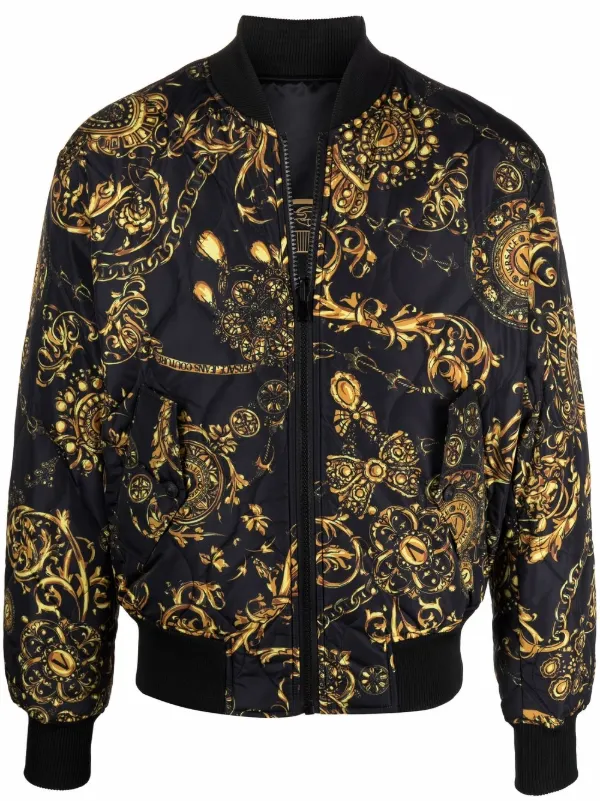 versace bomber jacket men