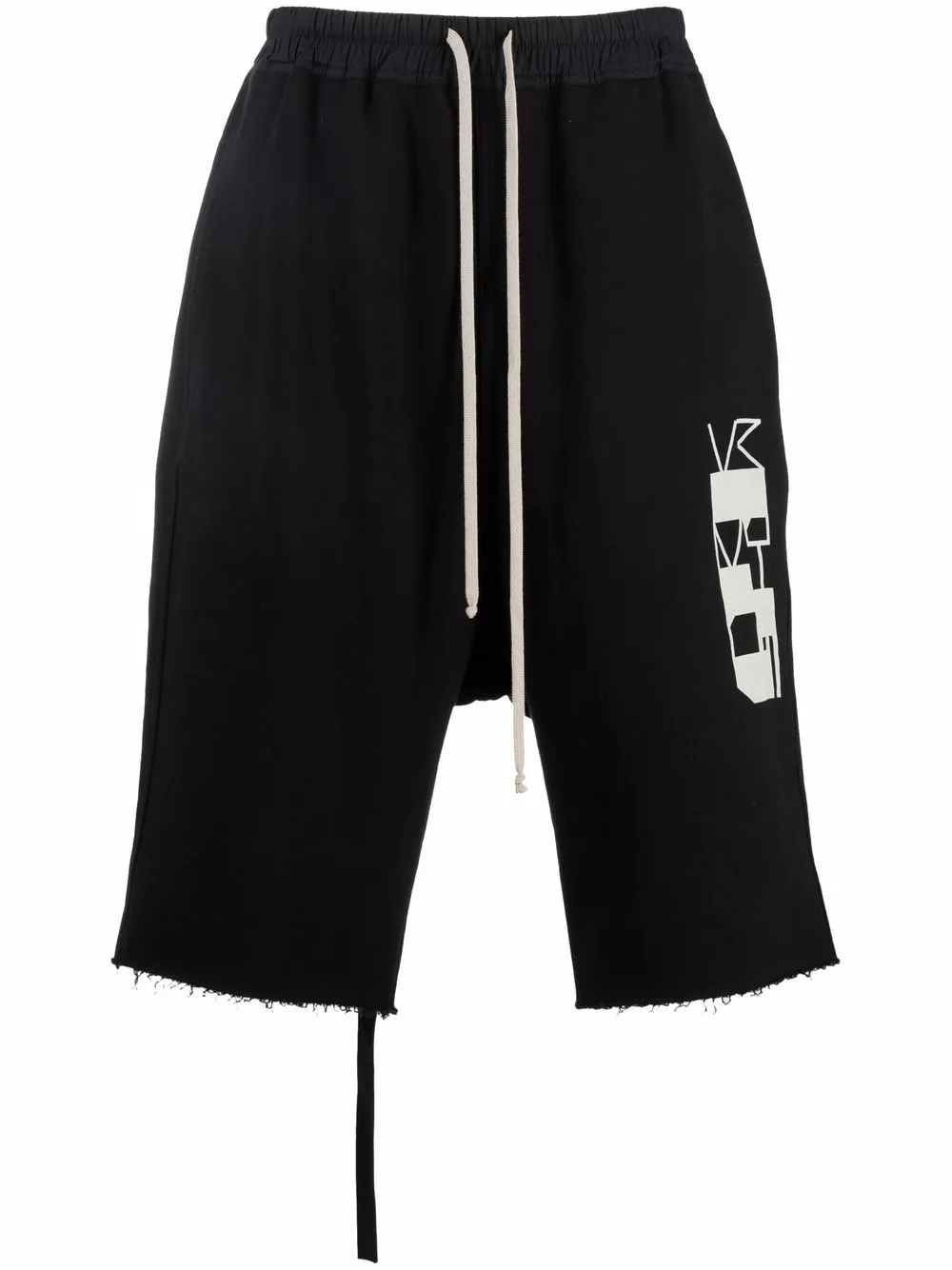 

Rick Owens DRKSHDW shorts deportivos Bela con cordones - Negro