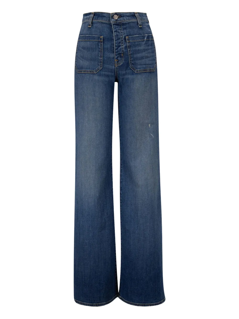 Nili Lotan patch-pocket wide-leg jeans | Blue | Image 1