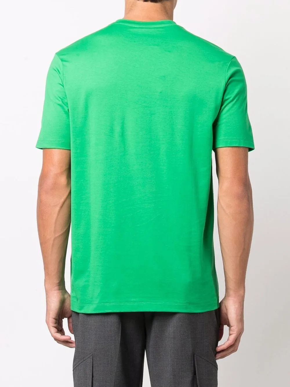 Paul & Shark T-shirt met logoprint Groen