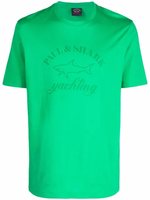 Paul & Shark logo-print cotton T-shirt