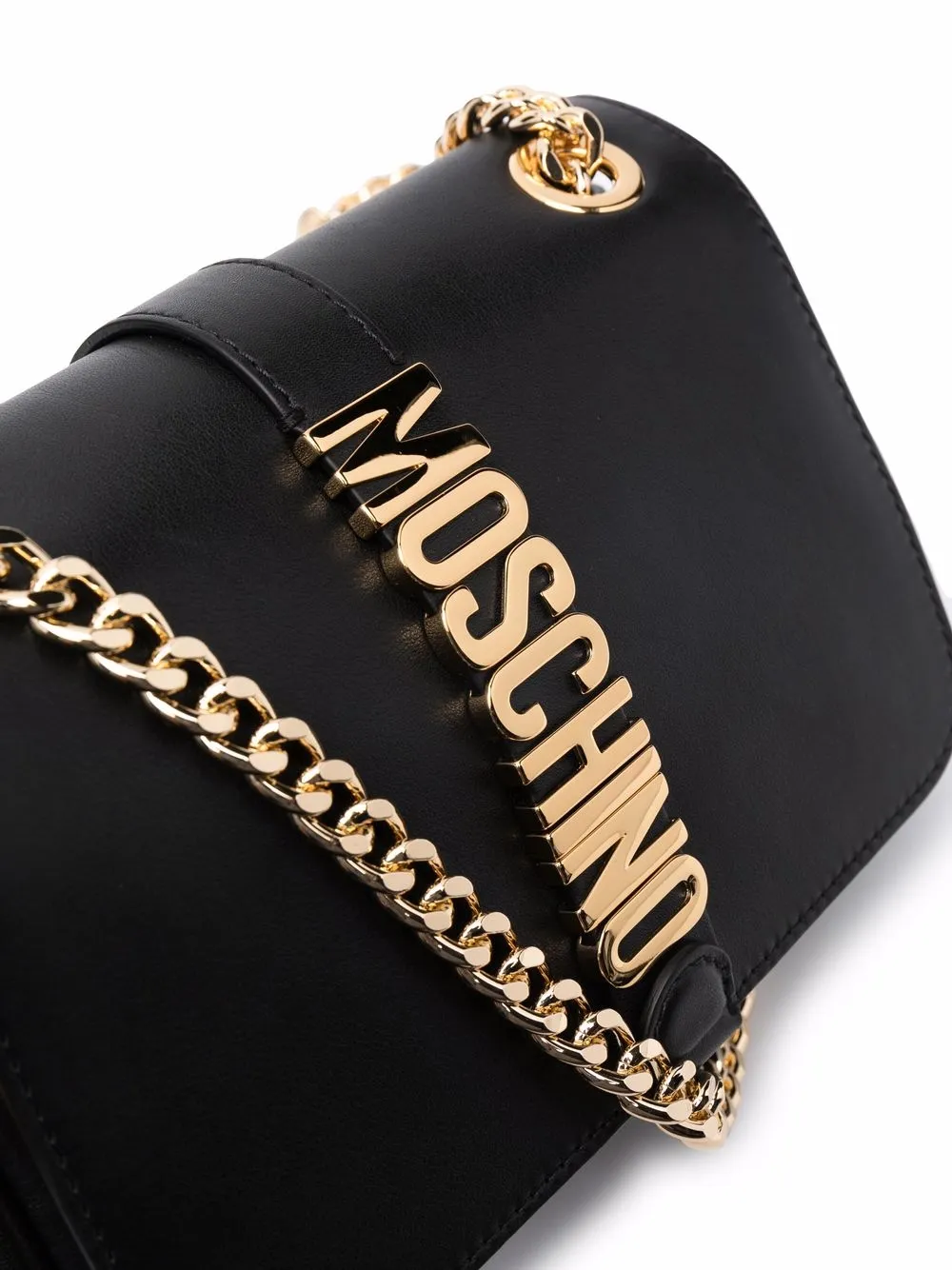 фото Moschino сумка на плечо с цепочкой и логотипом