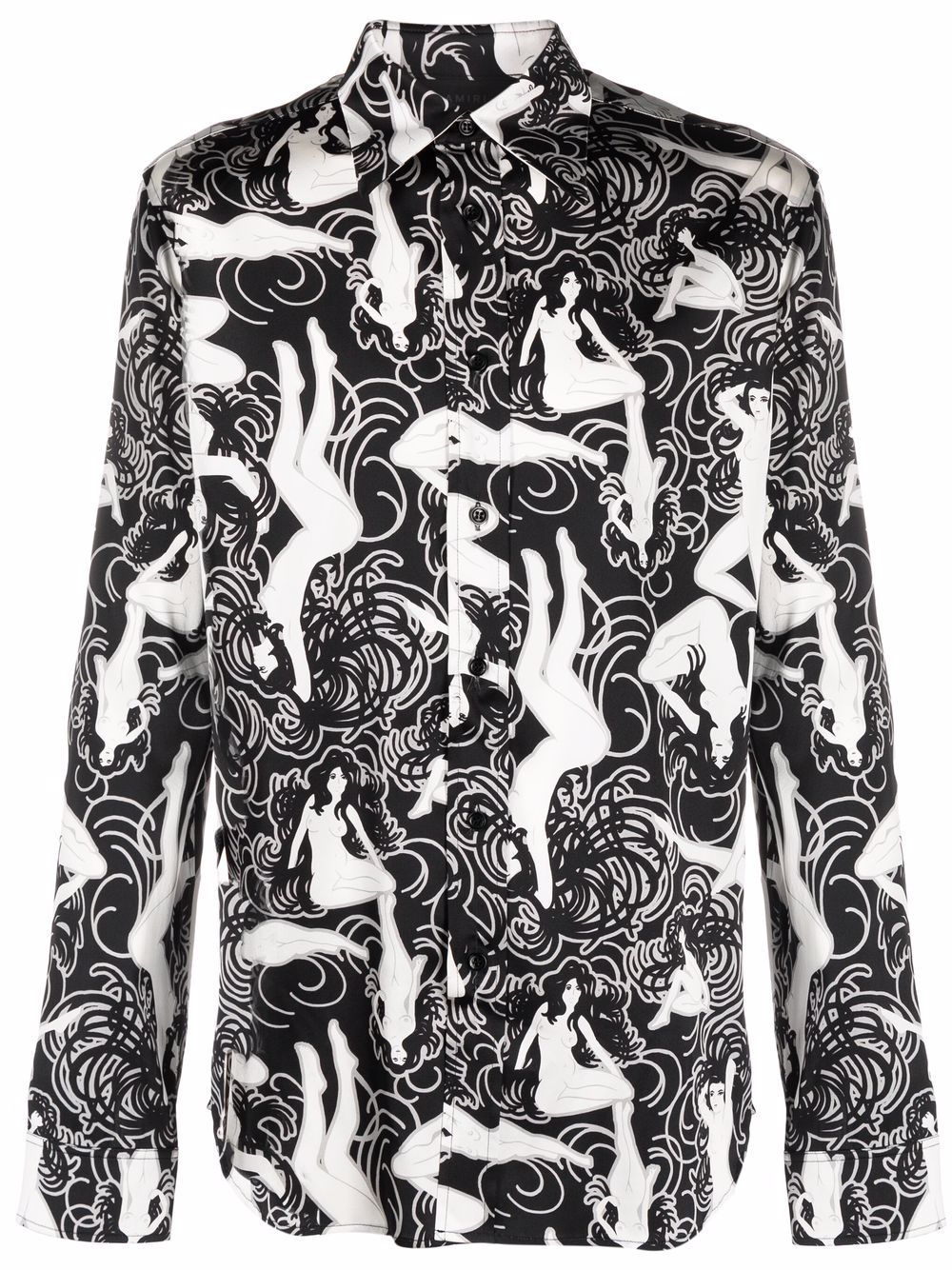 

AMIRI camisa con estampado Ladies - Negro