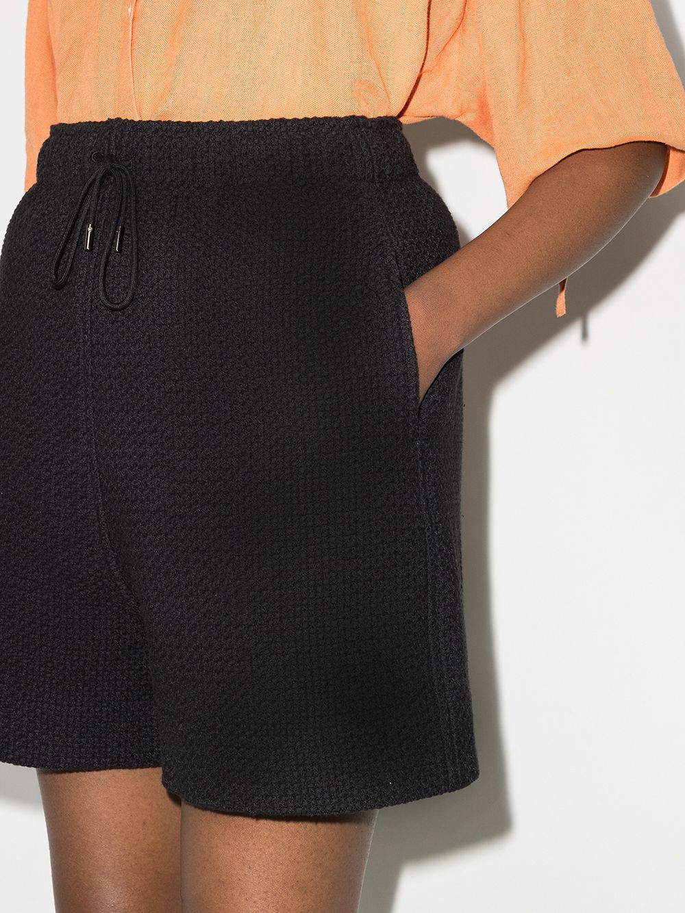 фото Missing you already mya knitted half pants shorts w/pckts ti