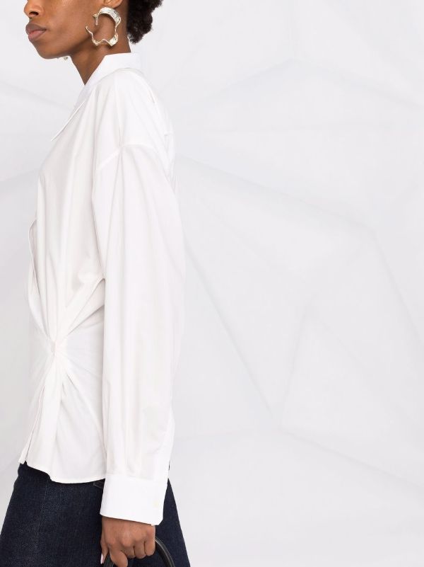 Lemaire wrap-front long-sleeve Shirt - Farfetch