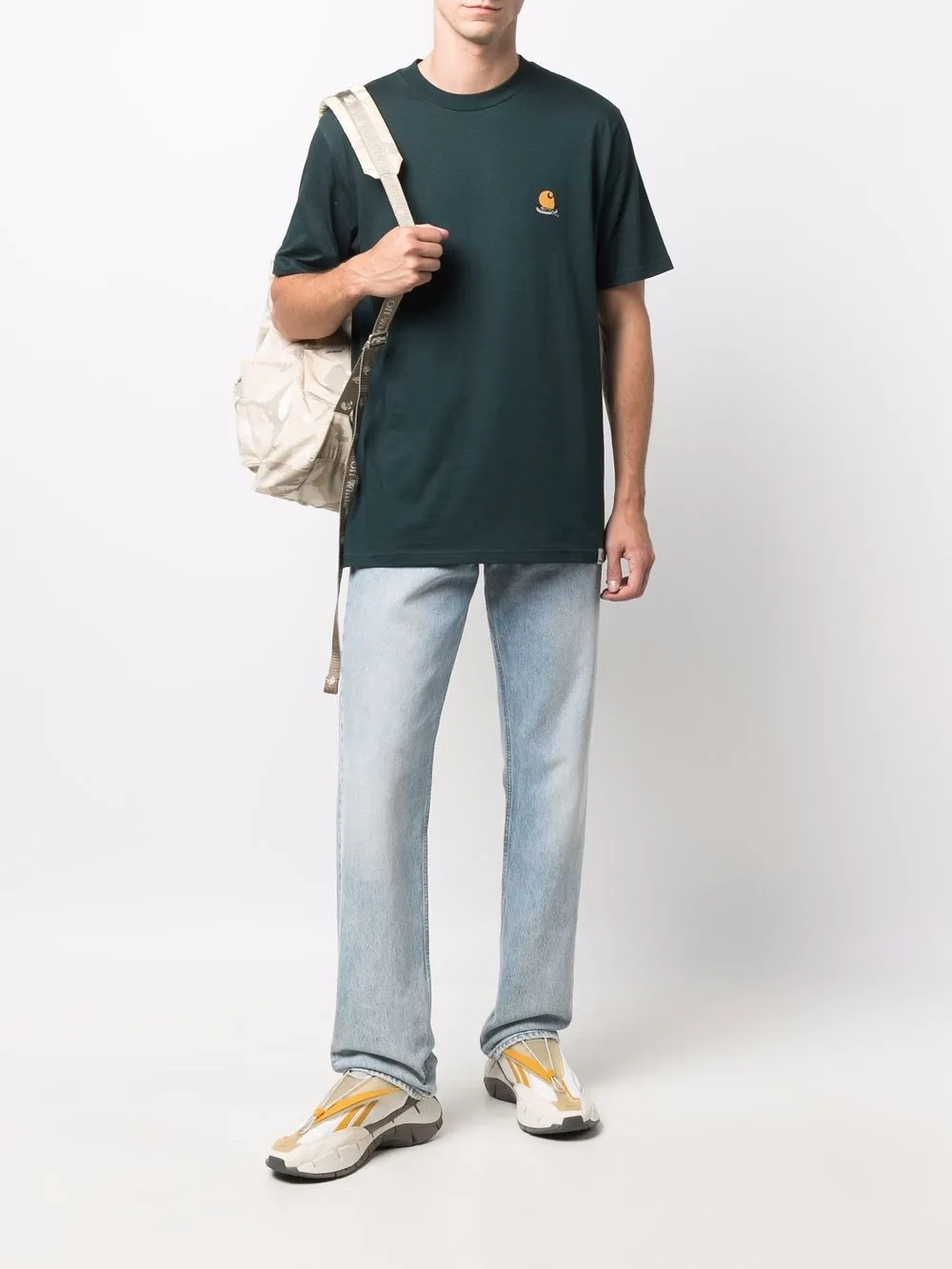 фото Carhartt wip футболка trap c с графичным принтом