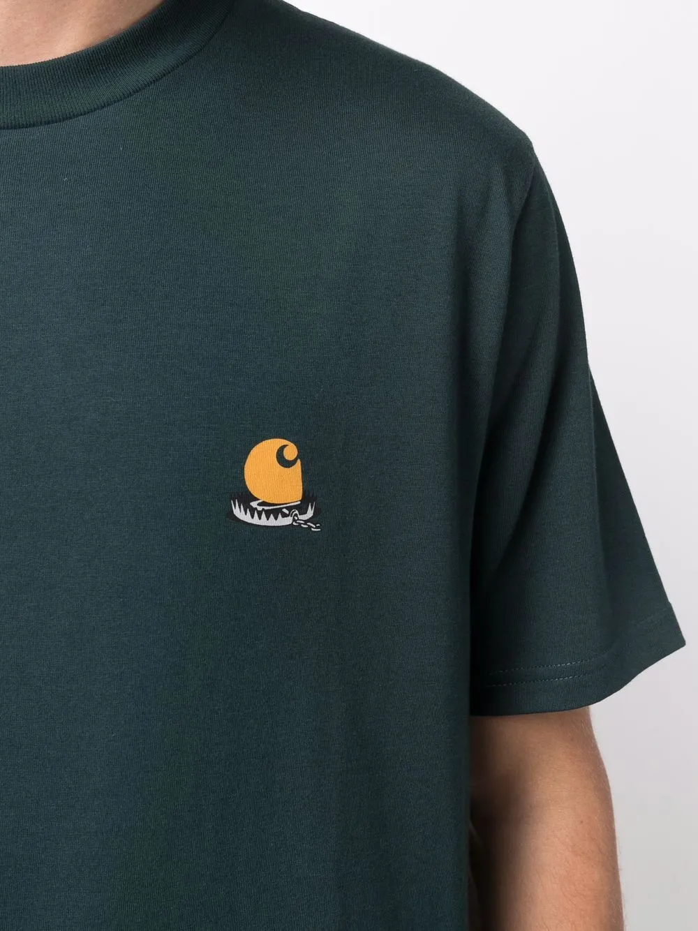 фото Carhartt wip футболка trap c с графичным принтом
