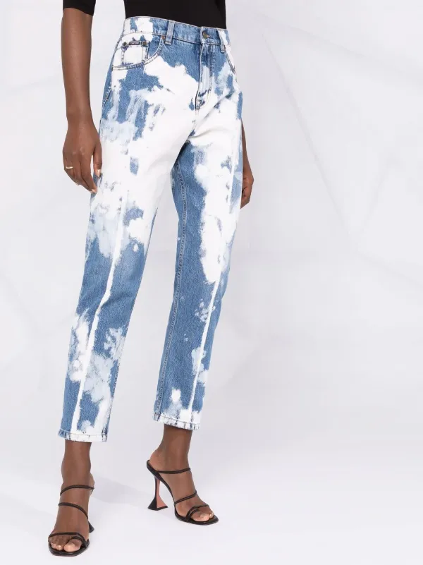 TOM FORD acid-wash Straight Jeans 