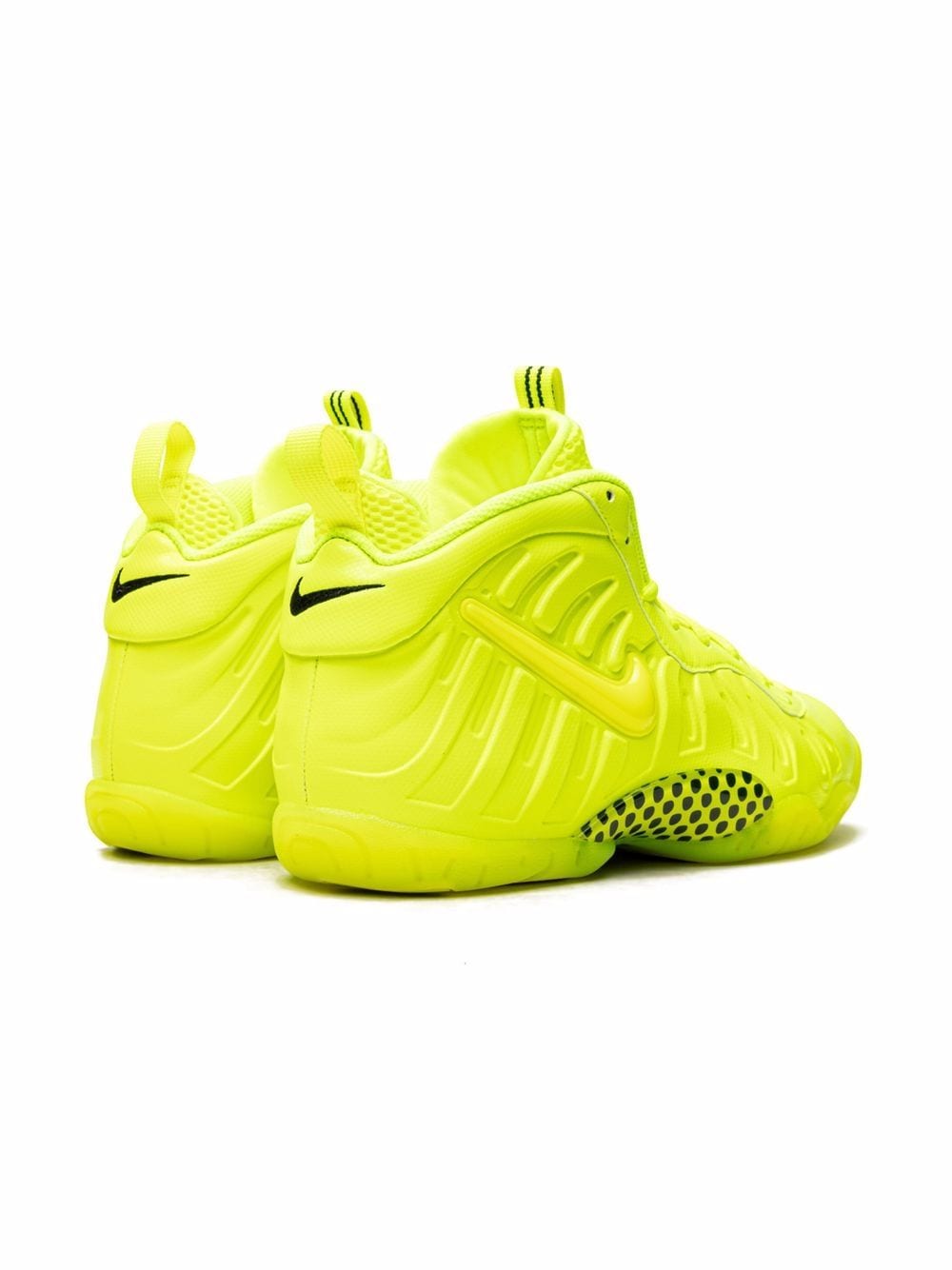 Shop Nike Little Posite Pro "volt" Sneakers In Yellow