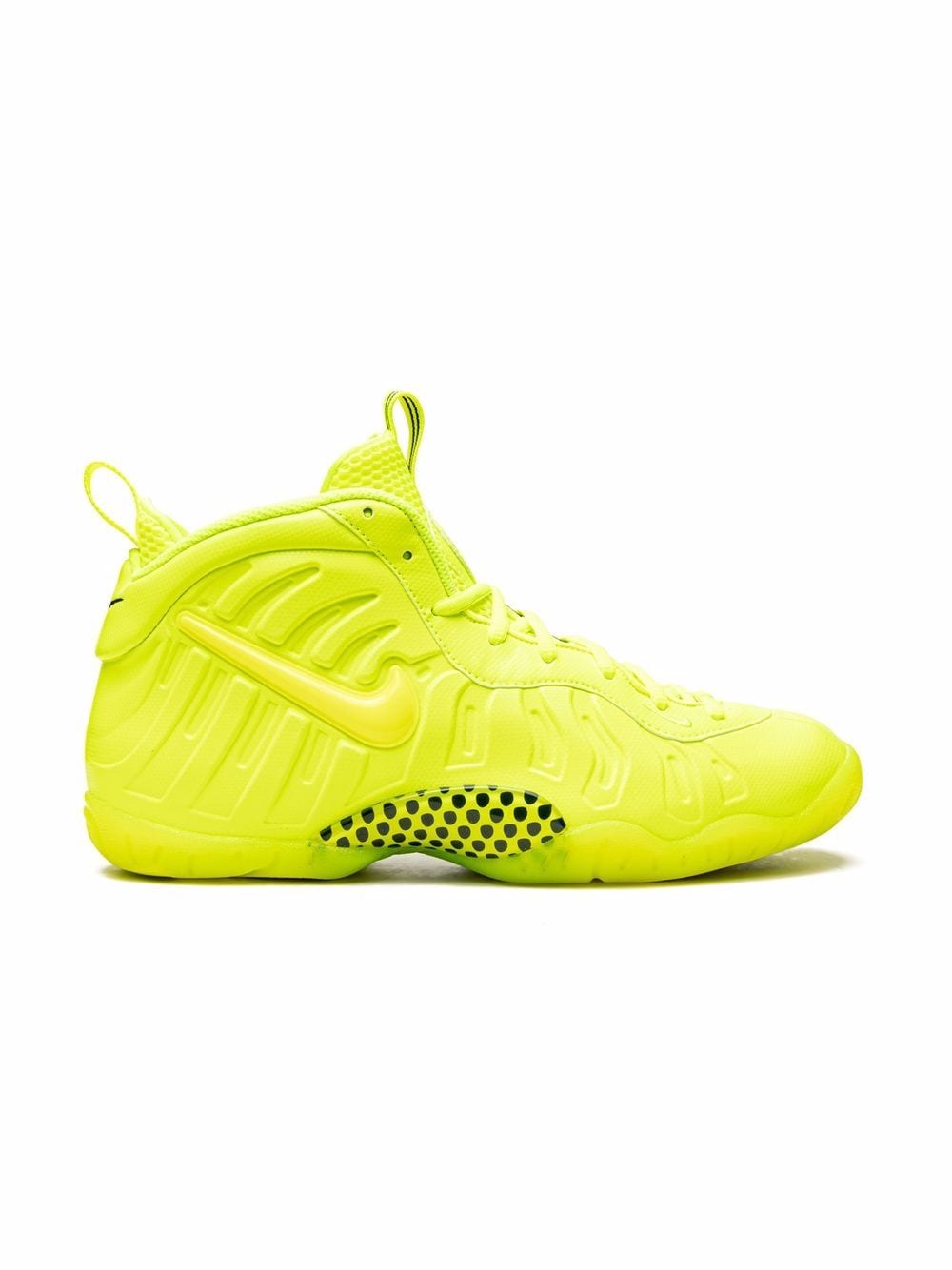 Shop Nike Little Posite Pro "volt" Sneakers In Yellow