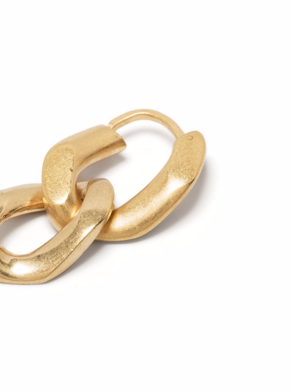 Shop Maison Margiela Chain-link Earrings In Gold