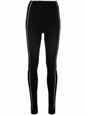 black off white pants