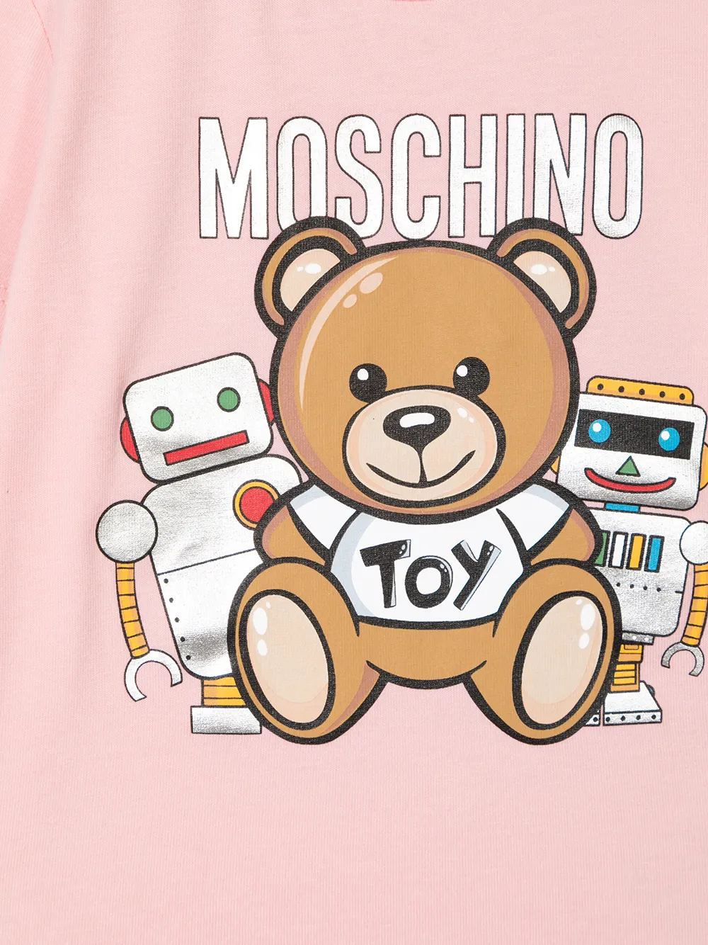 фото Moschino kids футболка с логотипом