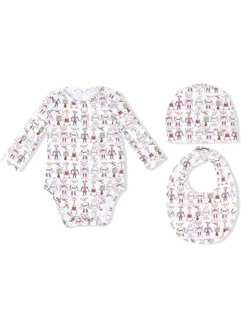 Marni Kids robot-print bodysuit