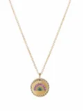 David Yurman 18kt yellow gold Rainbow Collectible sapphire necklace