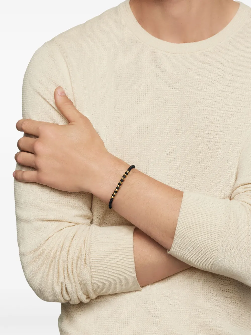 David Yurman 18kt yellow gold Fortune Woven bracelet (5.5mm) | Image 2