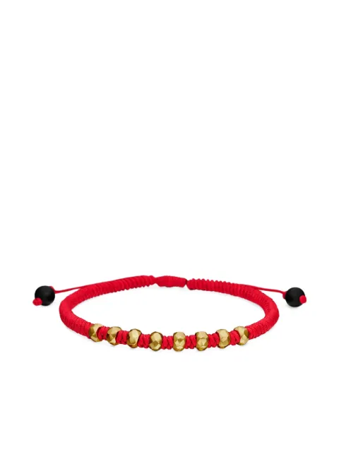 David Yurman 18kt yellow gold Fortune Woven bracelet (5.5mm)