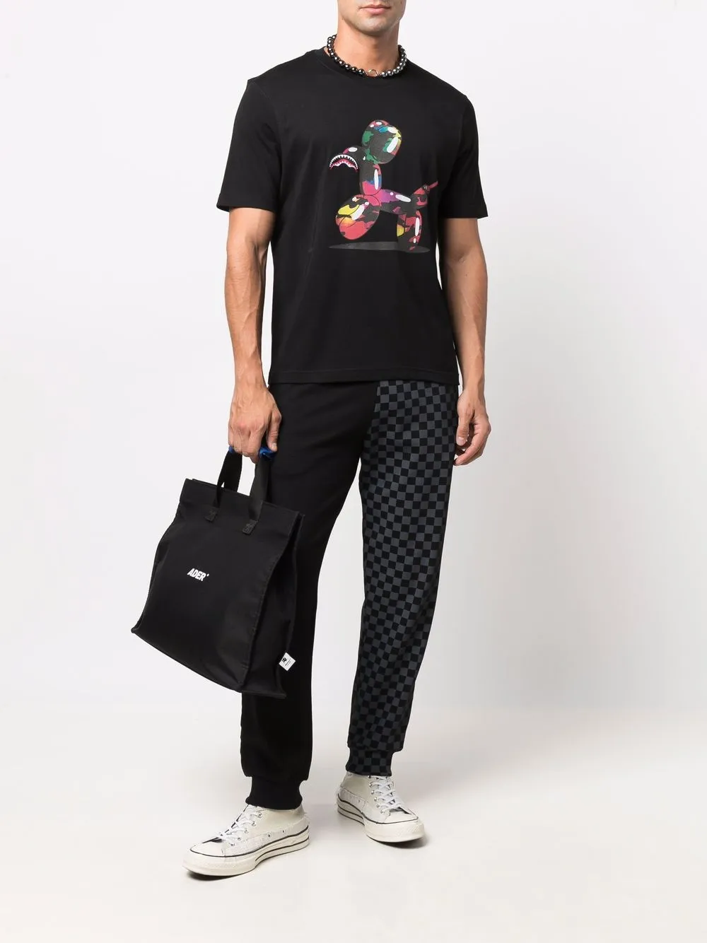 фото Sprayground футболка с графичным принтом
