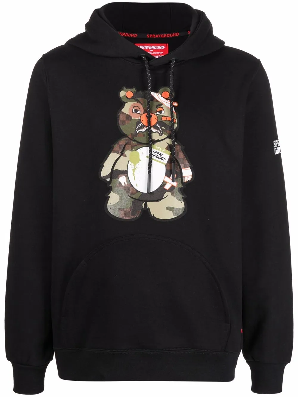 Sprayground teddy bear print hoodie